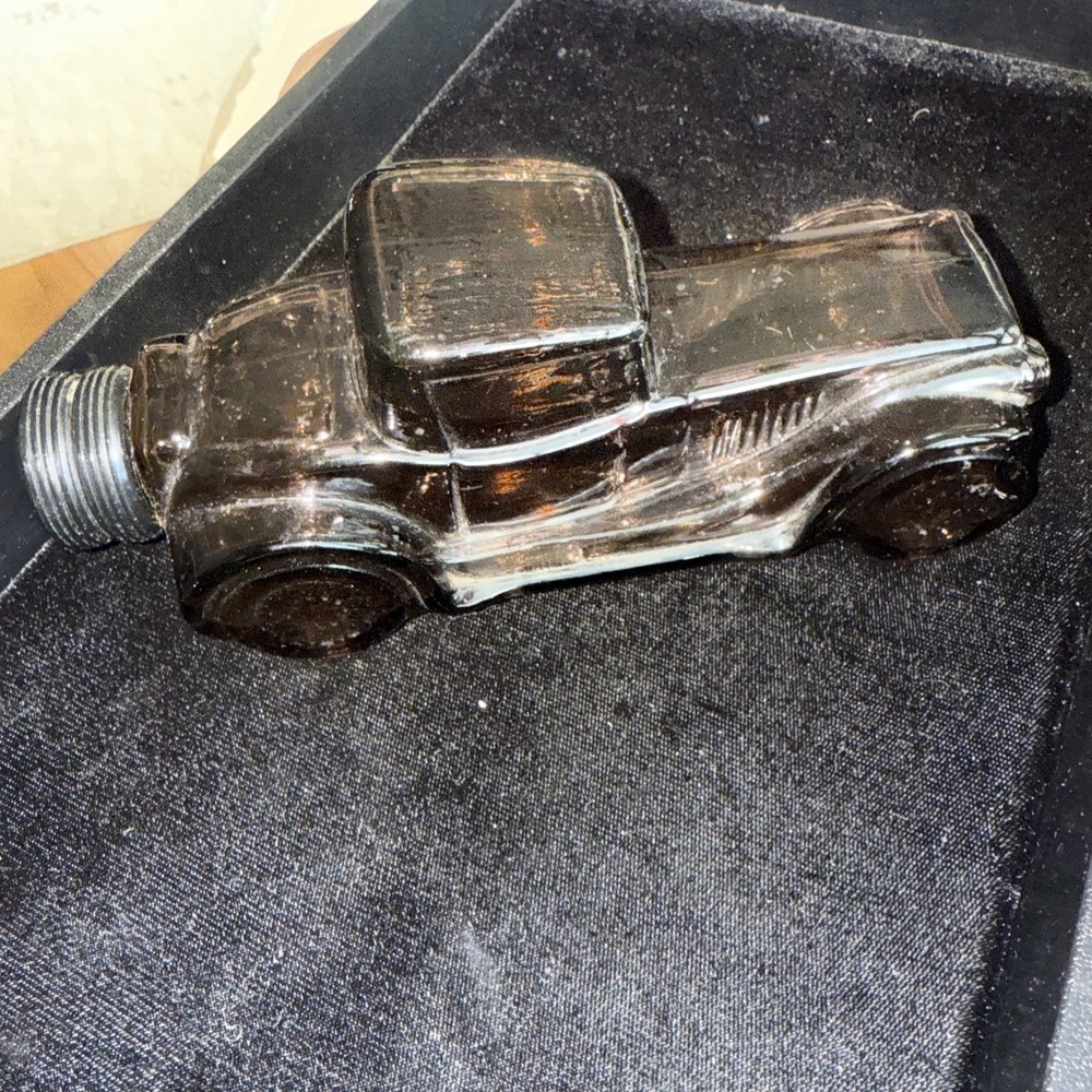 1978 Avon Sterling Six Deep Woods Aftershave Car Bottle Silver Empty‎ 4884